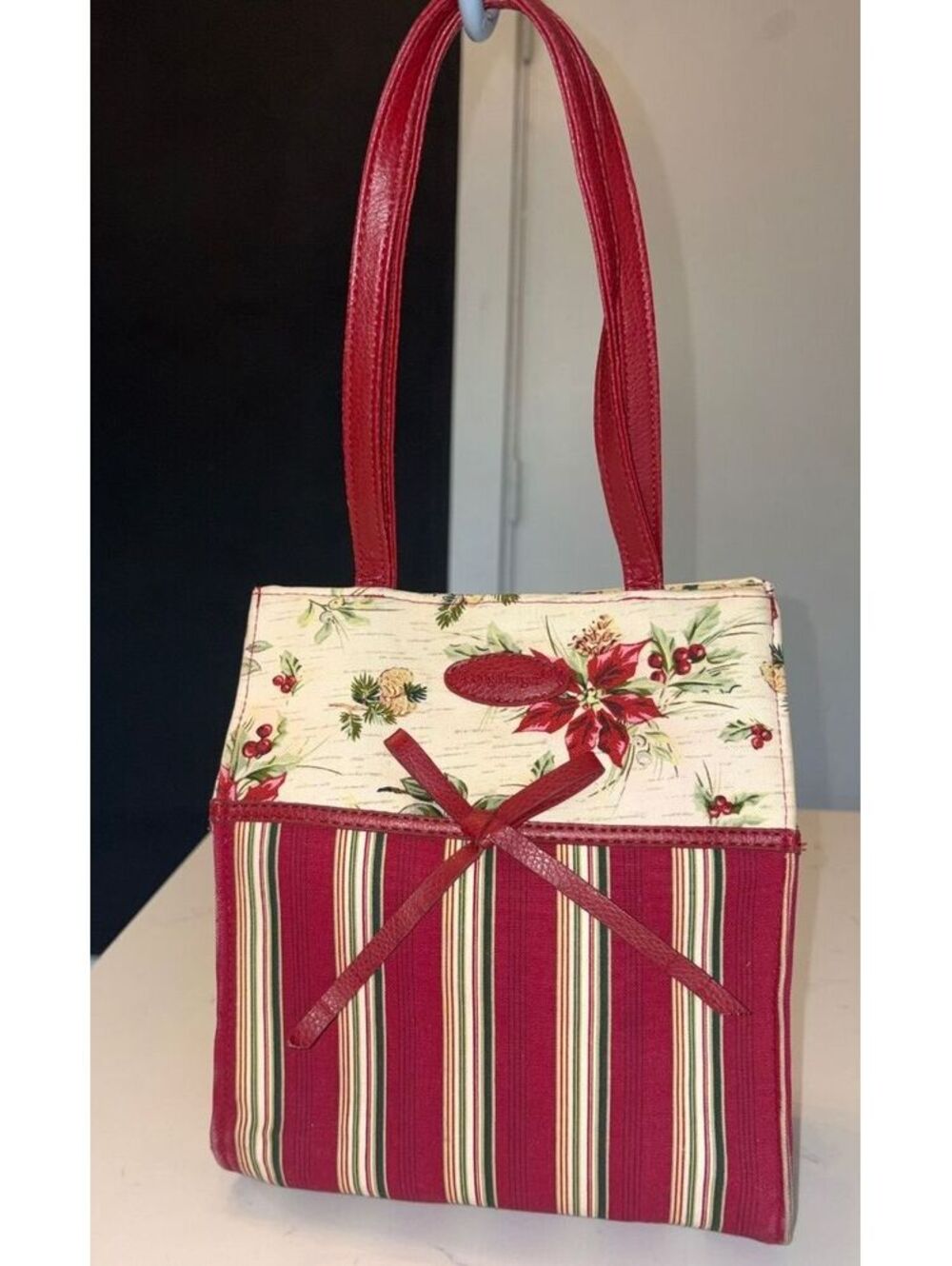 Longaberger Holiday Mini Tote Bag